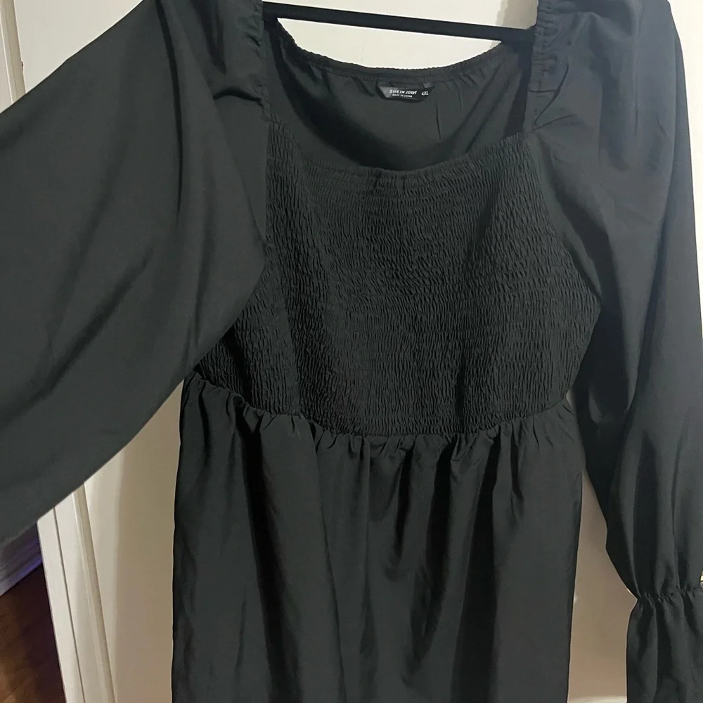❤️ 4X Black Long Sleeve Women's Top - Picture 12 of 12